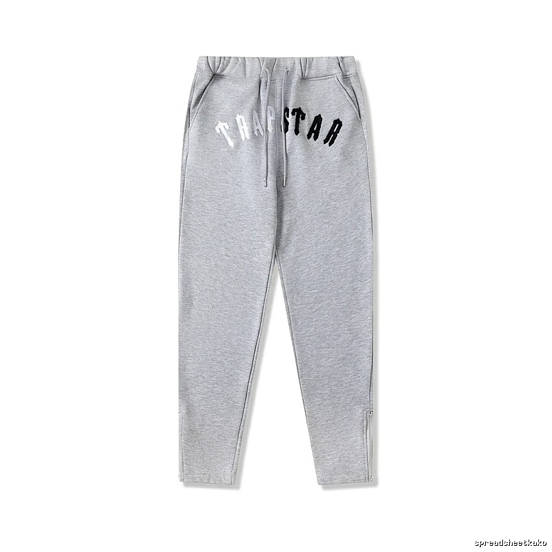 Trapstar Letter Style Grey Sweatpants