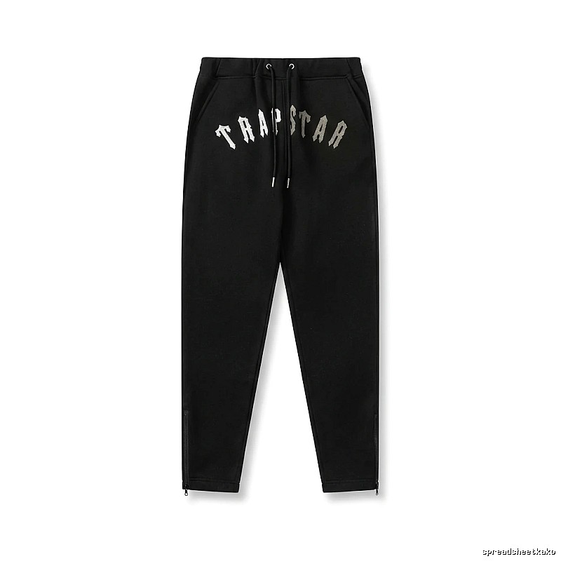 Trapstar Letter Trendy Cool Style Black Pants