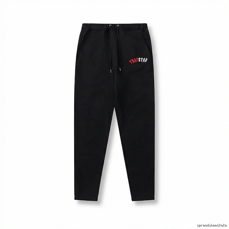 Trapstar minimalist style black sweatpants