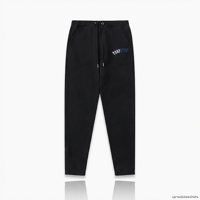 Trapstar minimalist style black sweatpants