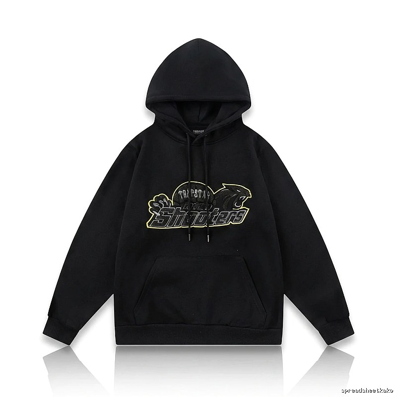 Trapstar Print Trendy and Cool Black Sweatshirt