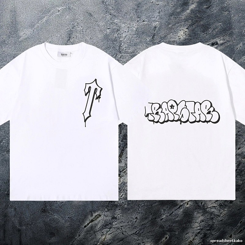Trapstar Weekend Keys graphic T-shirt Black White Key for Weekend Wear