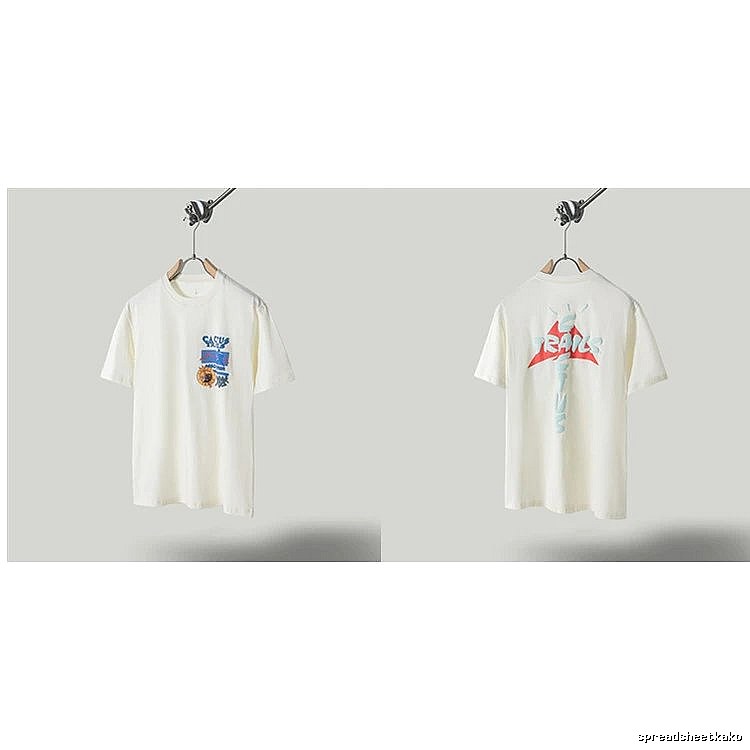 Travis Scott Graffiti Street Style Off-white T-shirt