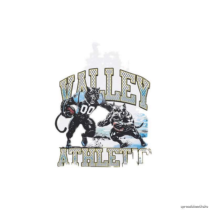 Valley Sports American Retro White Short-sleeve T-shirt