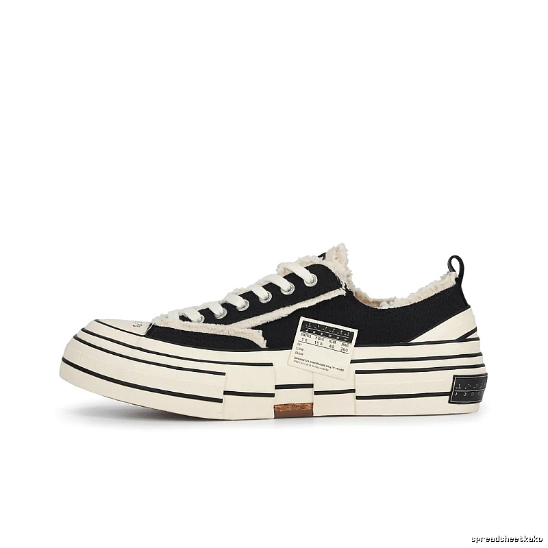 Xvessel vulcanized retro-style skate shoes